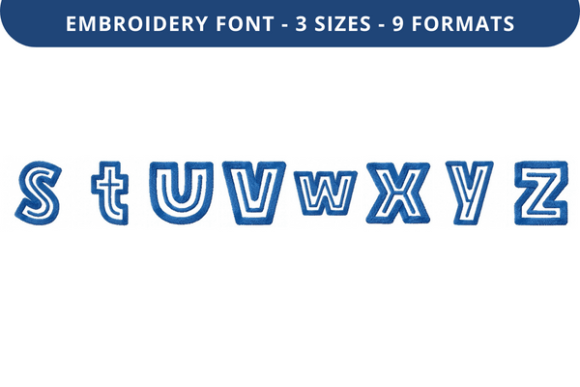 Bulky in Line Font S to Z: An Embroidery Seller’s Review