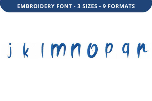 Cat Claws Font J to R: A Holiday Embroidery Review