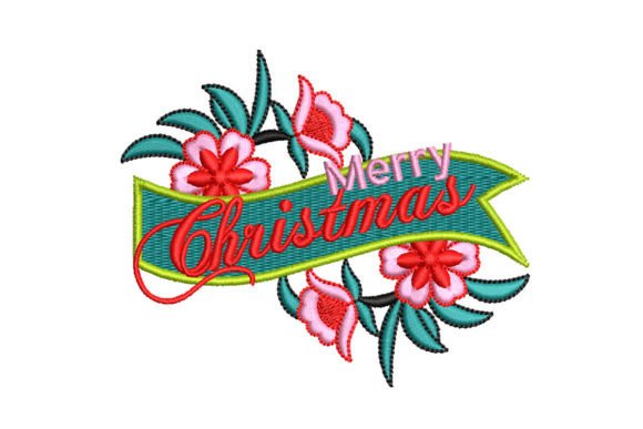 Floral Merry Christmas Embroidery Review