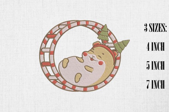Lazy Cute Hamster Happy Christmas Design Review