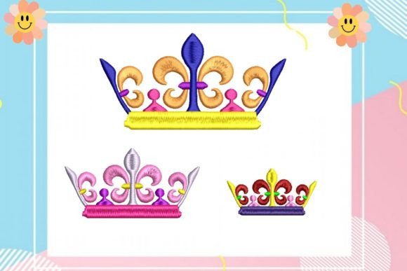 Review: King Queen Multicolored Crown Embroidery