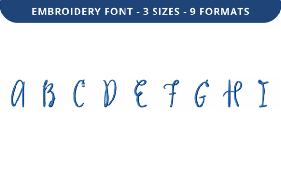 Reviewing Alphonsine Font Uppercase A to I for Gifts