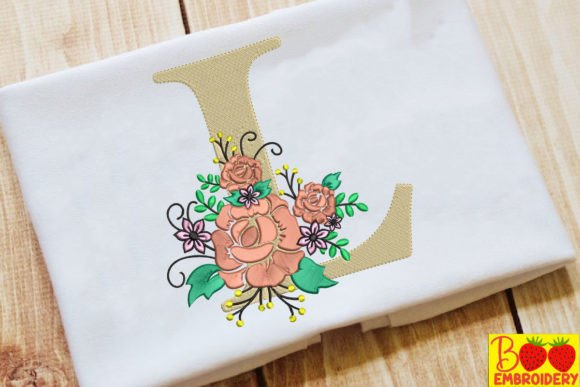 Reviewing Letter L and Flower for Personalized Gifts